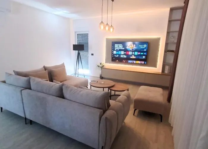 Modern Ina With Heated Pool & Sea View In