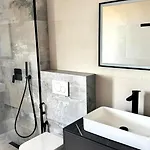 Villa Modern Ina With Heated Pool & Sea View In *