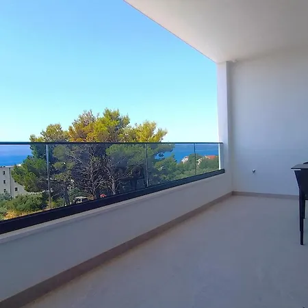 Modern Ina With Heated Pool & Sea View In