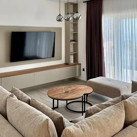 Modern Ina With Heated Pool & Sea View In *