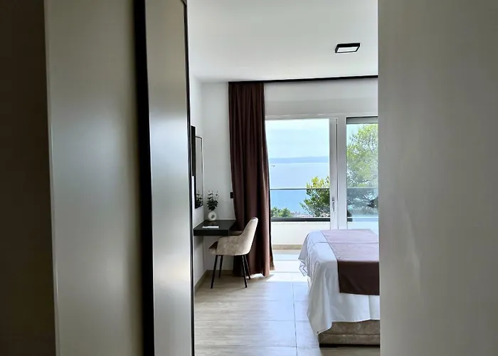 Modern Ina With Heated Pool & Sea View In *